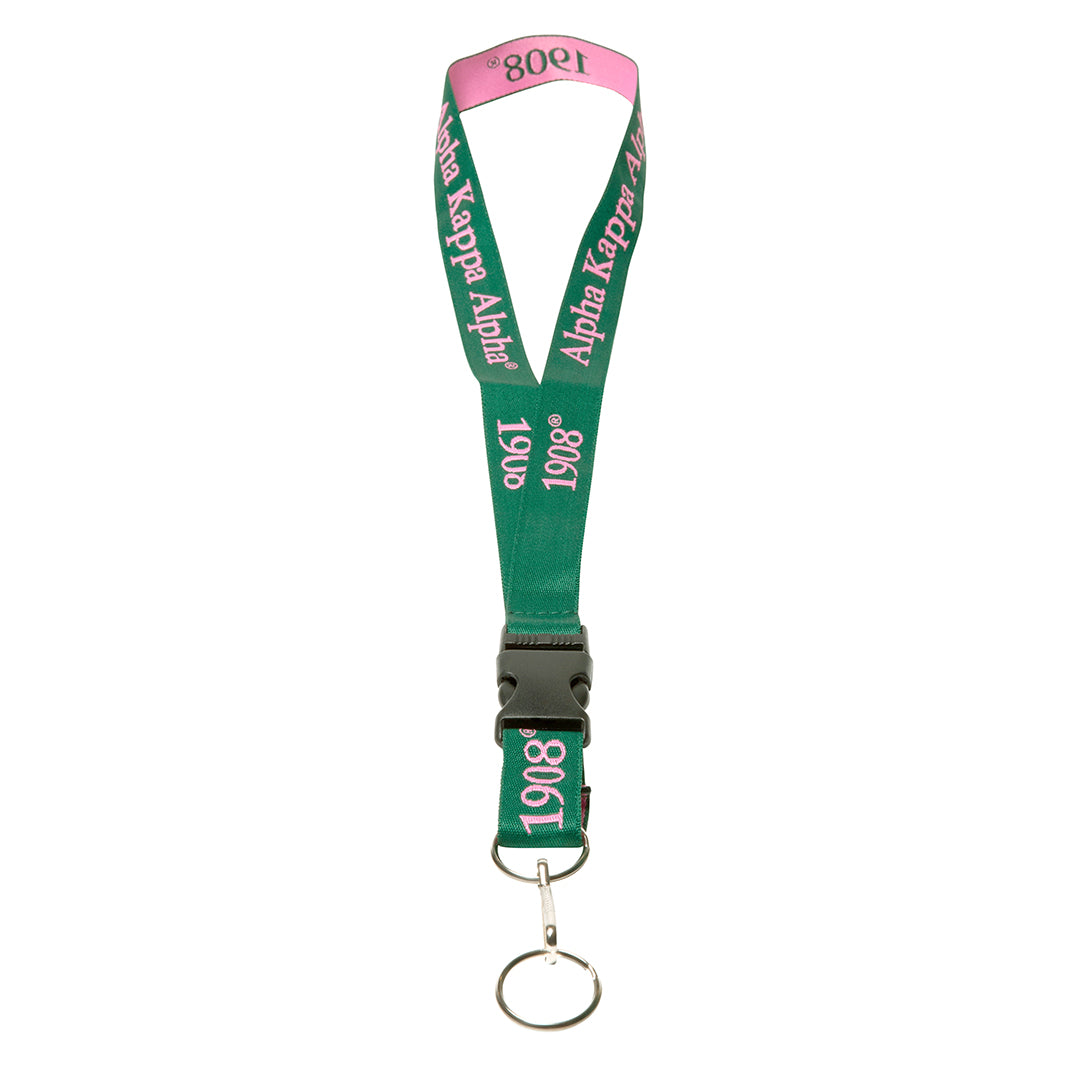 Alpha Kappa Alpha Green Lanyard
