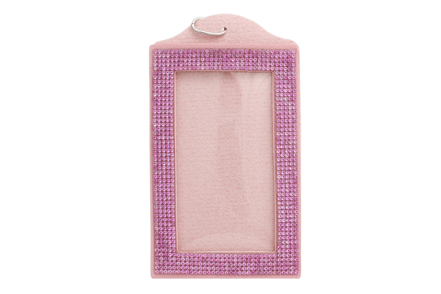 AKA Rhinestone Badge Back clear window