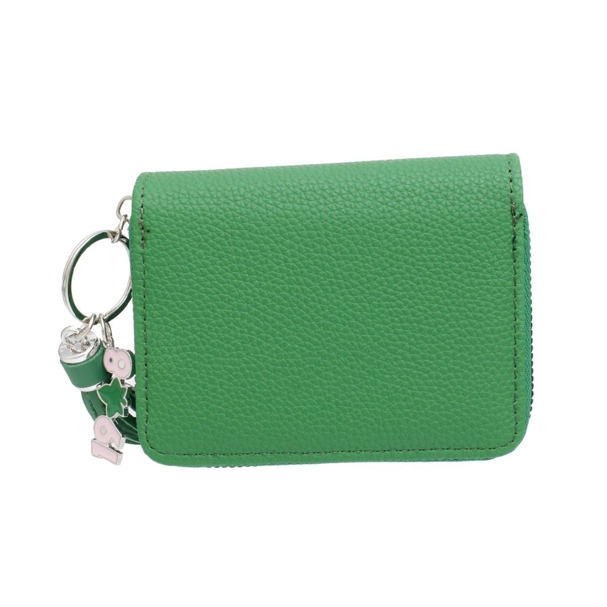 Back view of the green AKA Wallet.