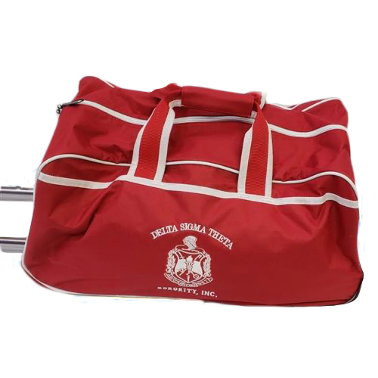 Delta Sigma Theta Red Duffel Trolley Bag