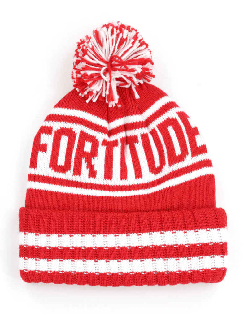 Delta Sigma Theta Red & White Beanie
