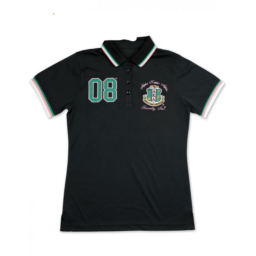 ALPHA KAPPA ALPHA POLO SHIRT (Black)