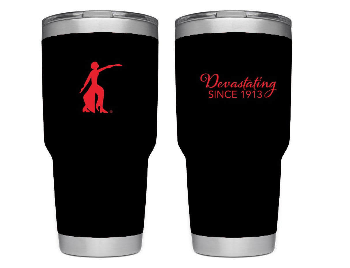 Delta Sigma Theta Lady Fortitude Tumbler