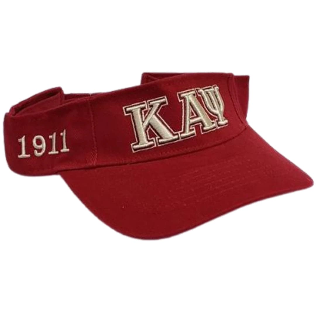 Kappa Alpha Psi Greek Letter Visor