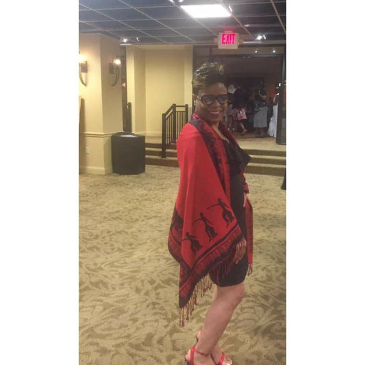 Delta Sigma Theta Pashmina Shawl