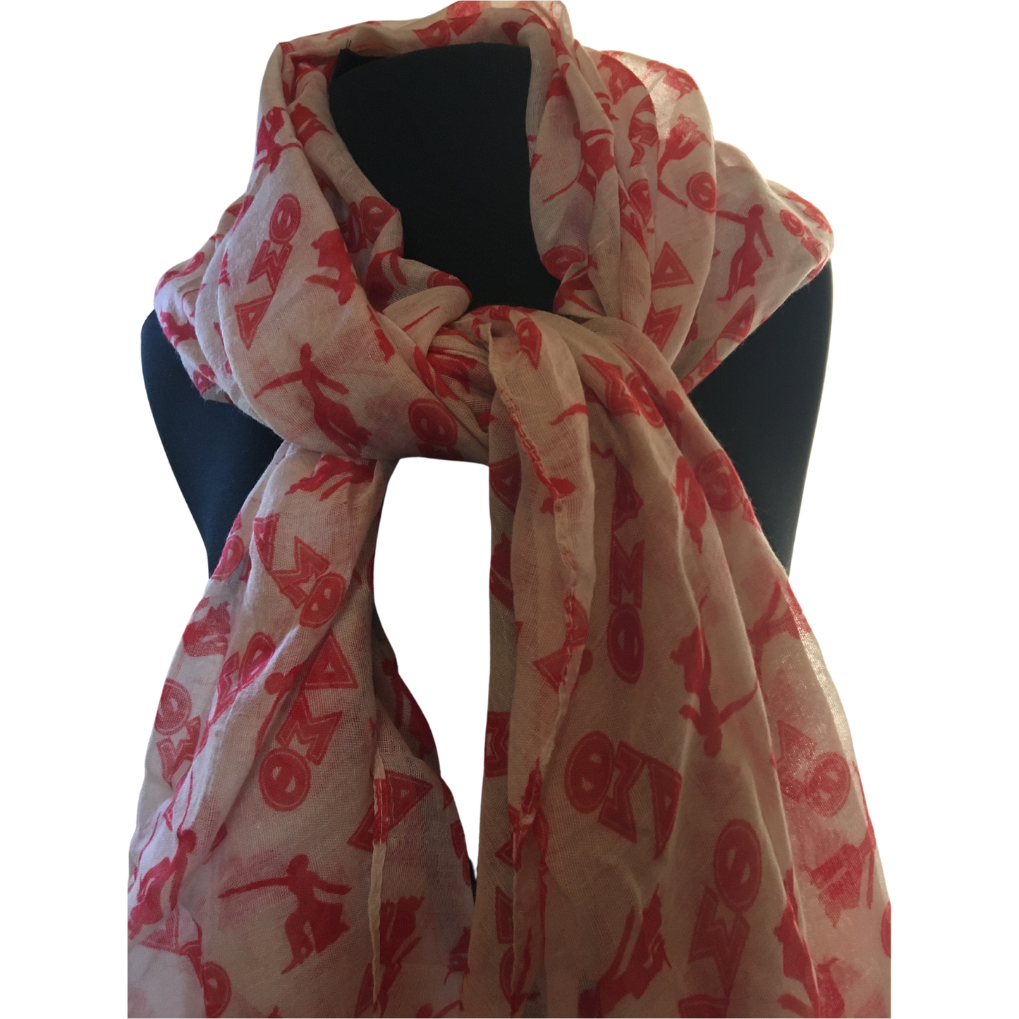 Delta Sigma Theta Lady Fortitude & Greek Letter Gauze