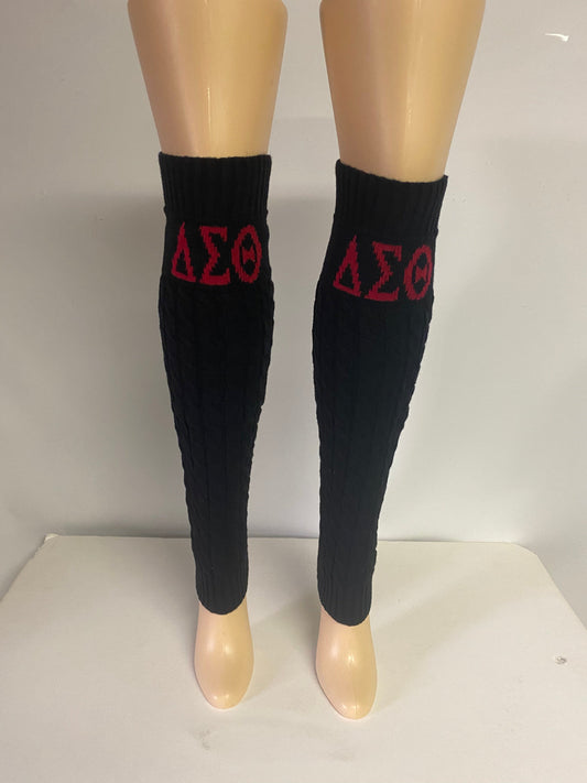 Delta Sigma Theta Leg Warmers