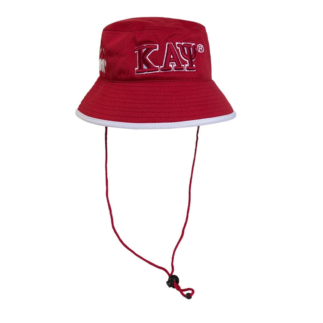 Kappa Alpha Psi Bucket Hat with Adjustable Draw Cord