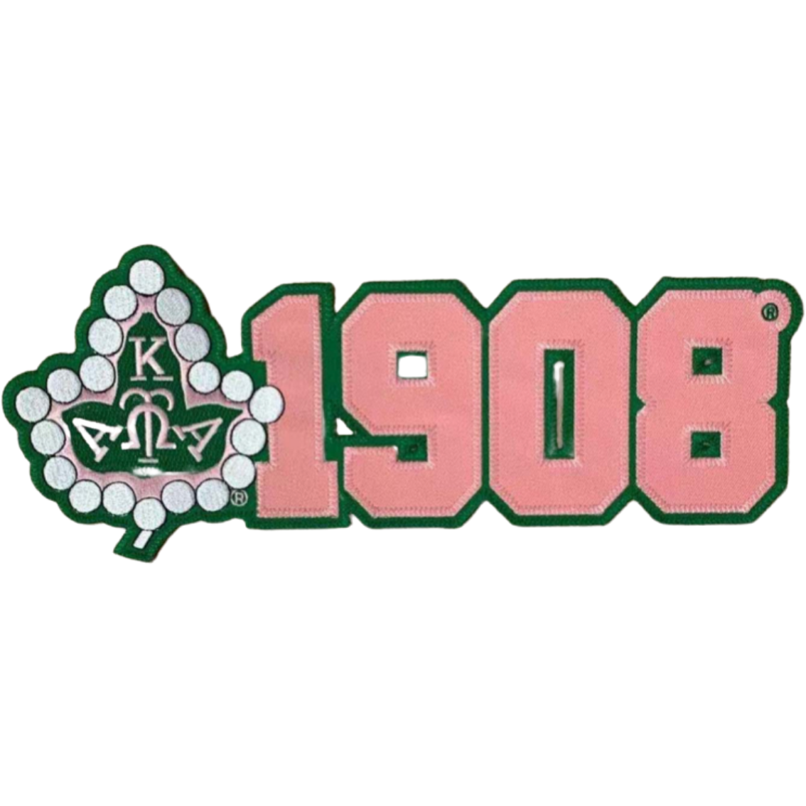 Alpha Kappa Alpha Ivy Leaf 1908 Twill Patch