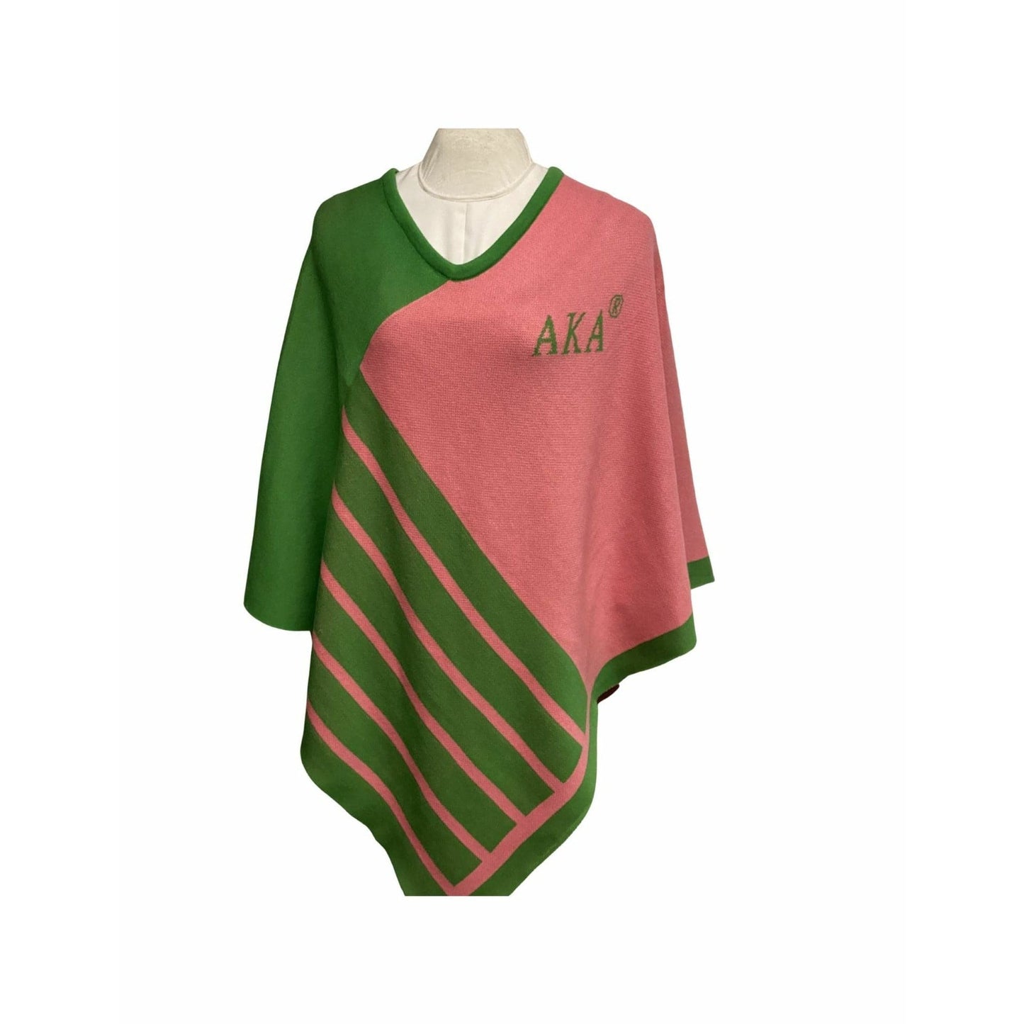 Alpha Kappa Alpha (AKA) Knit Poncho