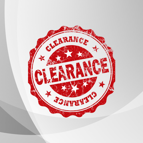 CLEARANCE