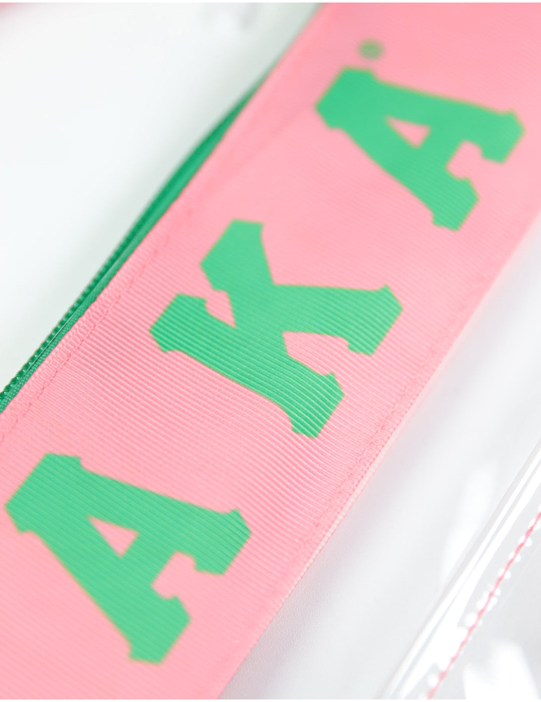 Alpha Kappa Alpha (AKA)  Clear Cross Bag