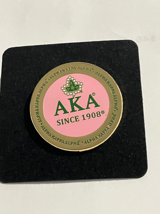 Alpha Kappa Alpha Sorority Emblem Brooch Pin