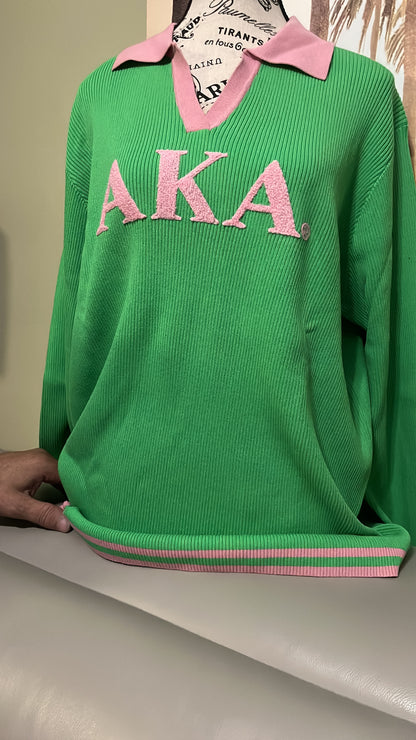 Alpha Kappa Alpha AKA School Girl Sweater