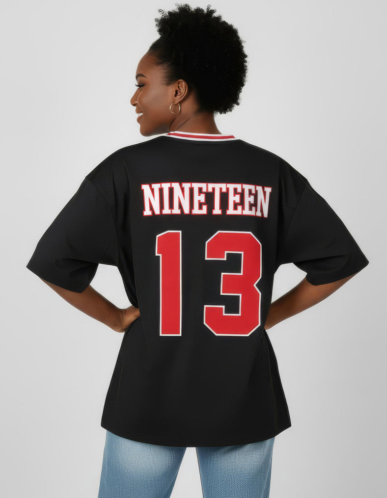 Delta Sigma Theta Black Chenille Jersey Tee - New Arrival!