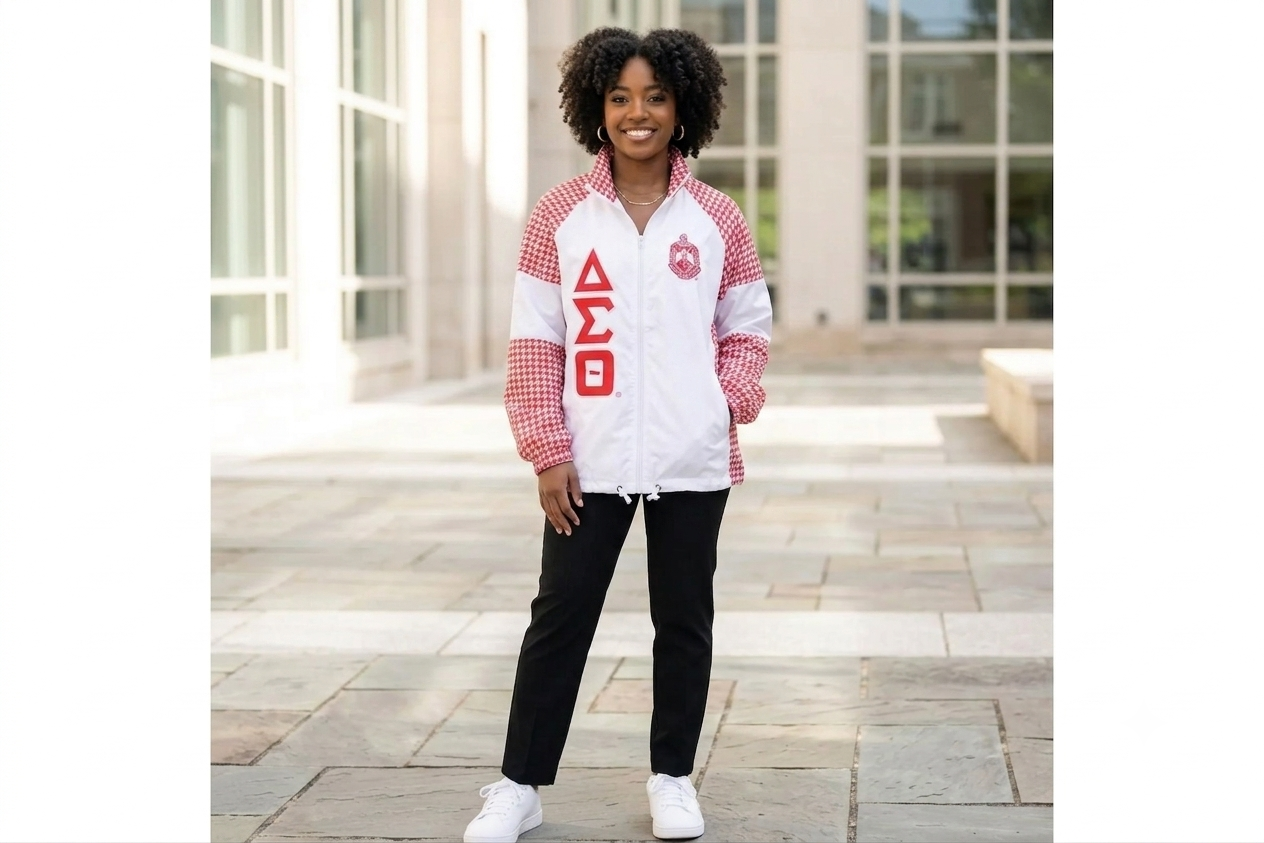 DST Delta Sigma Theta  Sorority Sport Windbreaker