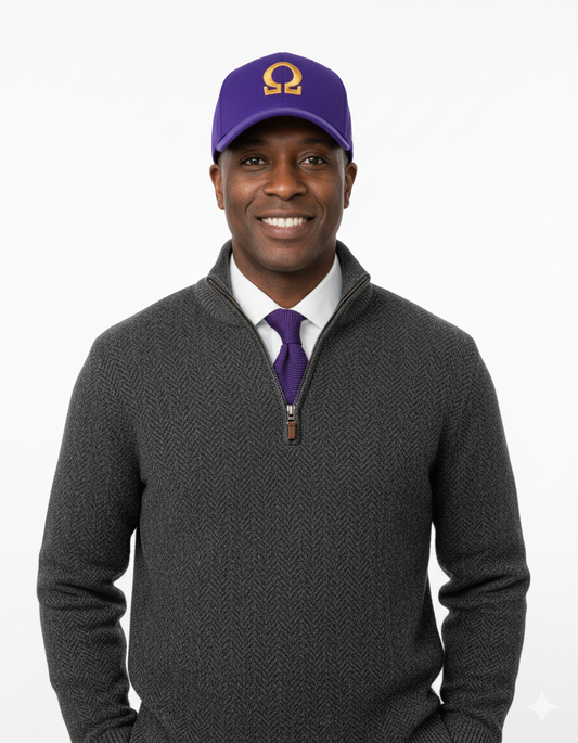 Omega Psi Phi  Royal Purple Cap |1911
