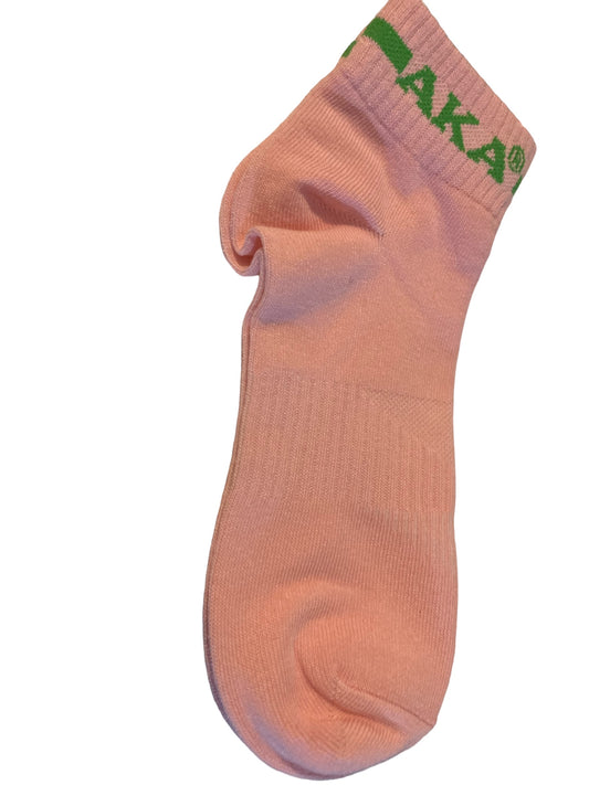 Alpha Kappa Alpha Anklet Sock