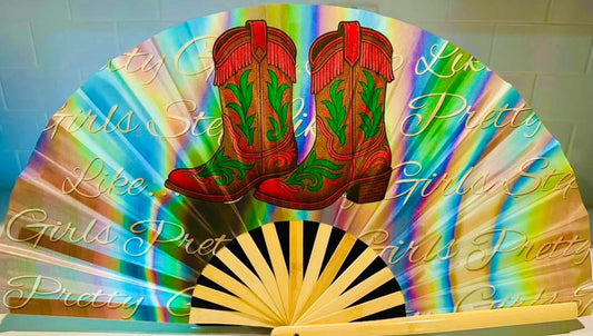 e Ground' Clack Fan - Pink & Green Silk Bamboo 24"" (63 chars)  "Alpha Kappa Alpha Sororit
