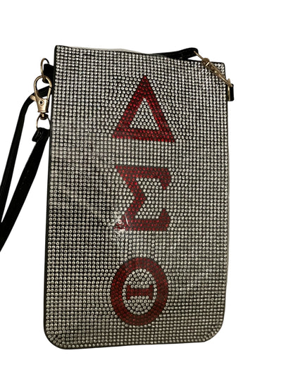 Delta Sigma Theta Rhinestone Bling Crossbody Bag – DST