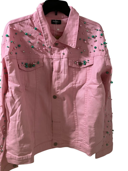 Alpha Kappa Alpha(AKA) Inspired: Pink & Green Bling Jacket