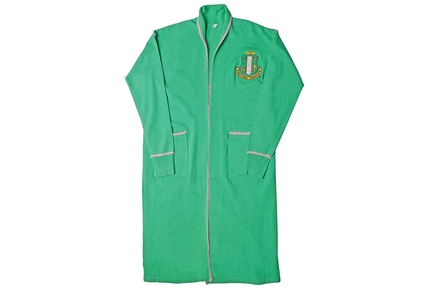 Alpha Kappa Alpha (AKA)Long Green Cardigan Duster
