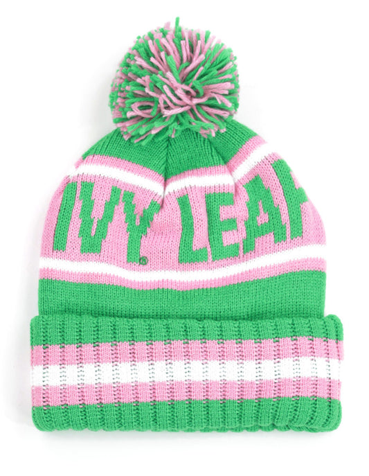 Alpha Kappa Alpha Green Beanie