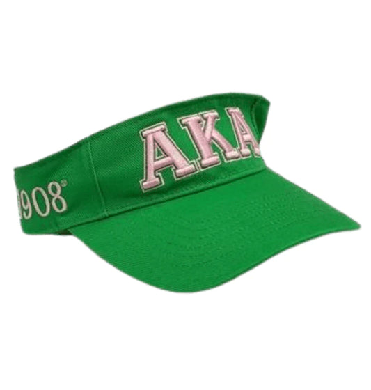 Alpha Kappa Alpha  Greek Letter Visor Hat