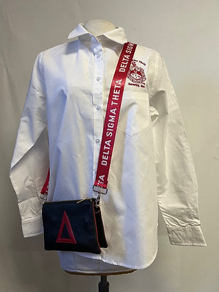 Delta Sigma Theta  Woven Purse Strap