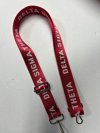Delta Sigma Theta  Woven Purse Strap