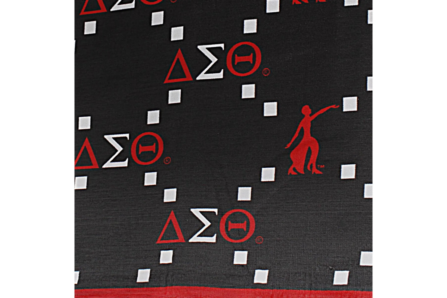 Delta Sigma Theta Greek Letter & Lady Fortitude Scarf