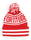 Delta Sigma Theta Red & White Beanie