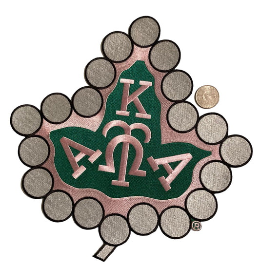 Alpha Kappa Alpha Ivy Leaf with 20 Pearls Patches