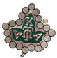 Alpha Kappa Alpha Ivy Leaf with 20 Pearls Patches