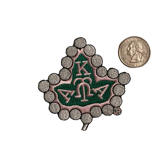 Alpha Kappa Alpha Ivy Leaf with 20 Pearls Patches