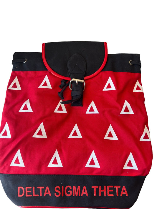 Delta Sigma Theta Pyramid  Backpack