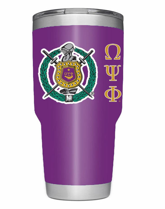 Omega Psi Phi Tumbler
