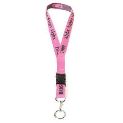 Alpha Kappa Alpha Pink Lanyard