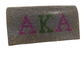 Alpha Kappa Alpha Rhinestone Clutch Bag