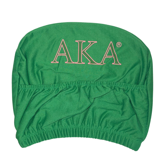 Alpha Kappa Alpha Green Car Seat Headrest Cover
