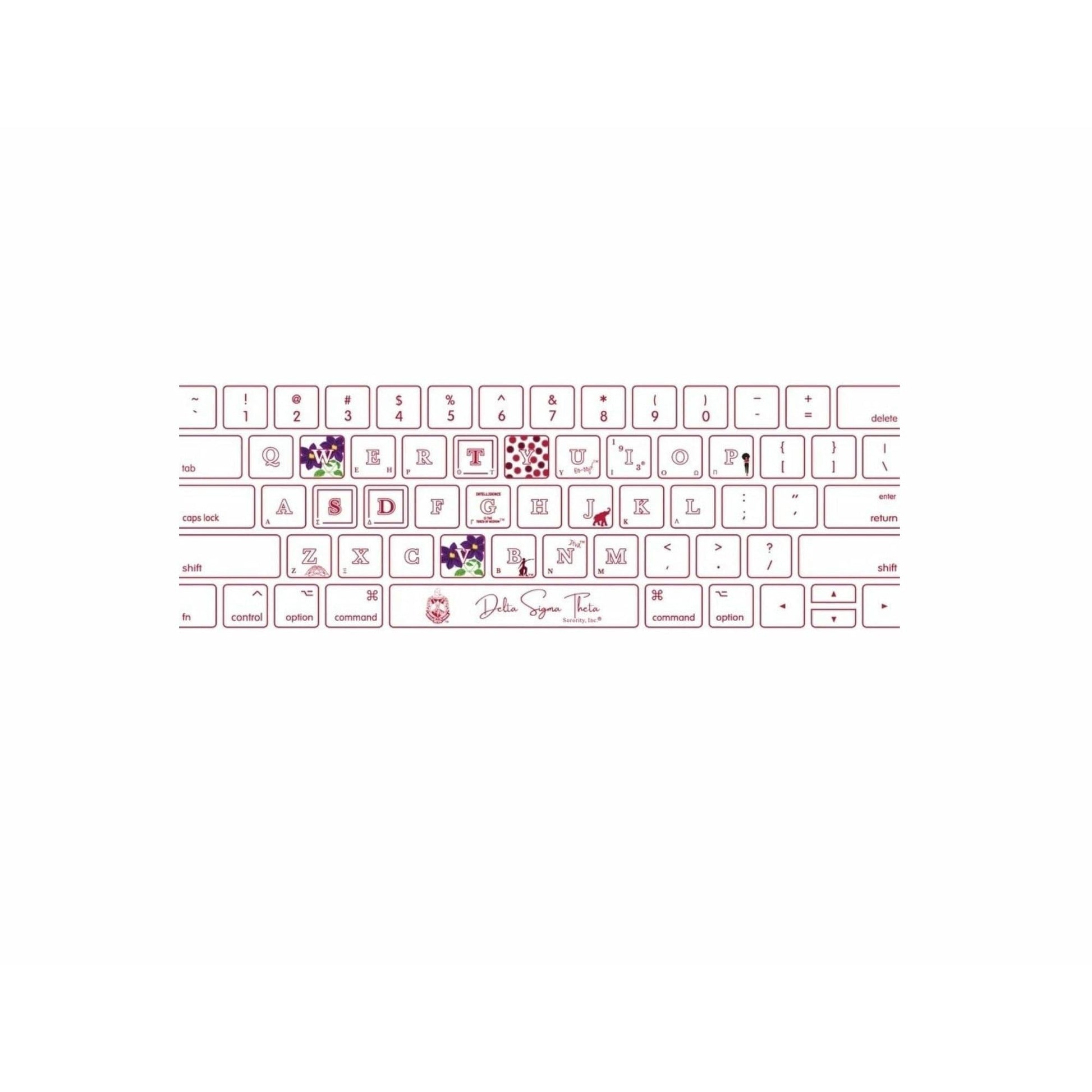 Delta Sigma Theta Keyboard Cover