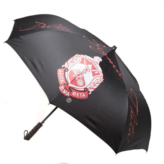 Delta Sigma Theta Inverted Umbrella w/ Light Handle