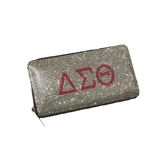 Delta Sigma Theta Rhinestone Wallet