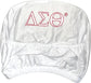 Delta Sigma Theta White Car Seat Headrest Cover