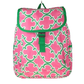 Alpha Kappa Alpha Inspired: Pink & Green Backpack