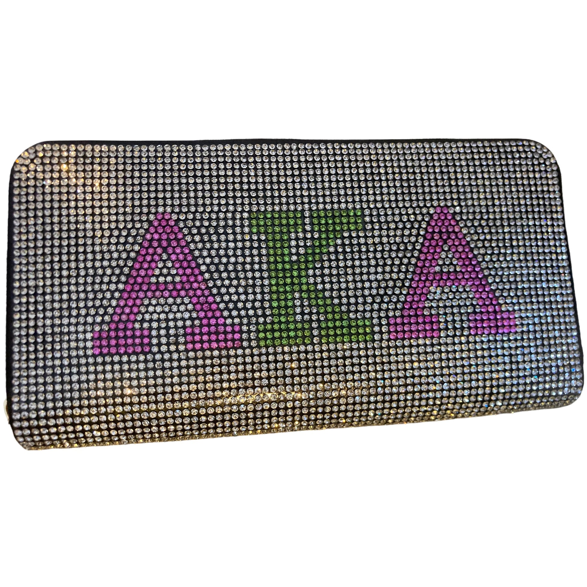 Alpha Kappa Alpha Rhinestone Wallet