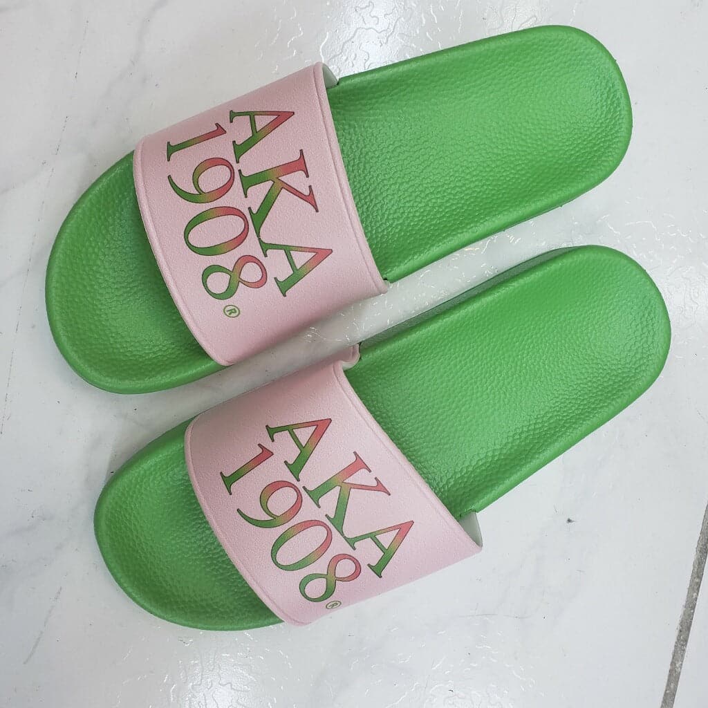 Alpha Kappa Alpha Pink & Green Slide