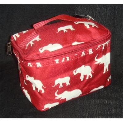 Delta Sigma Theta Inspired: Elephant Print Mini Cosmetic Bag