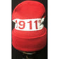 Kappa Alpha Psi Red & White  Beanie Cap