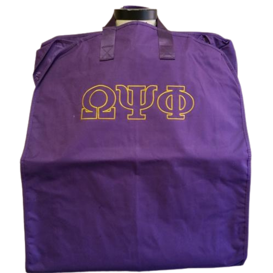 Omega Psi Phi Greek Letter  Garment Bag